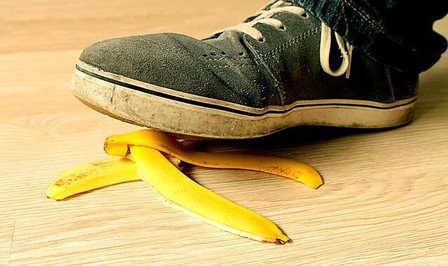 Free Banana Peel Used Sneakers photo and picture