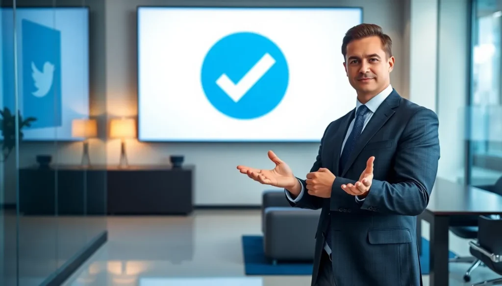 what is a blue page on social media